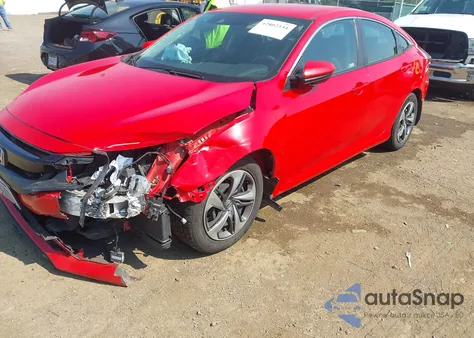 2020 Honda Civic Lx из США, поврежденный, VIN 2HGFC2F6XLH527344